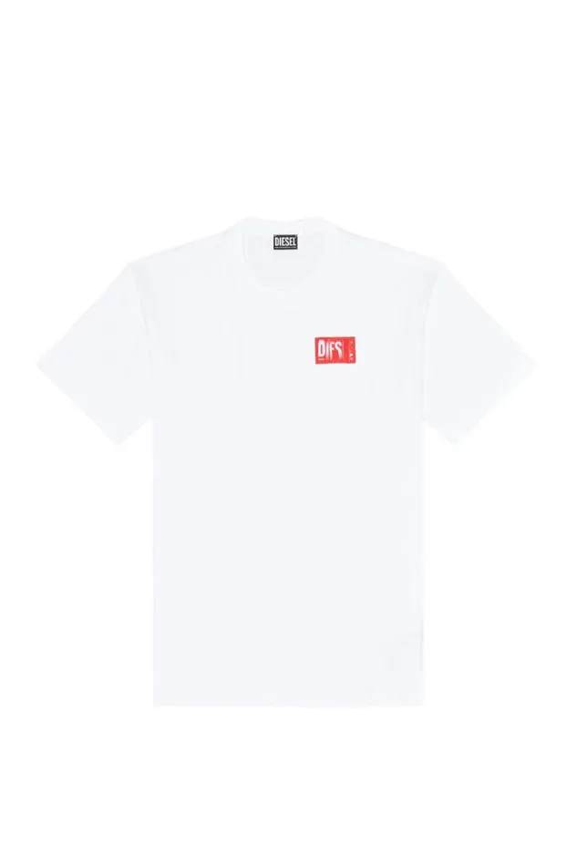 Men TNlabel White Diesel Tshirts Men TNlabel White Diesel Tshirts