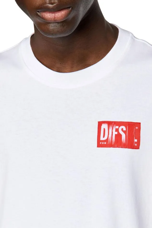 Men TNlabel White Diesel Tshirts Men TNlabel White Diesel Tshirts