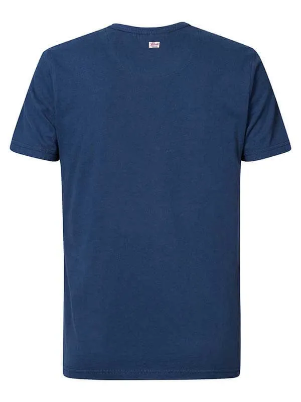 Men TShirts Petrol Industries Artwork TShirt Petrol Blue