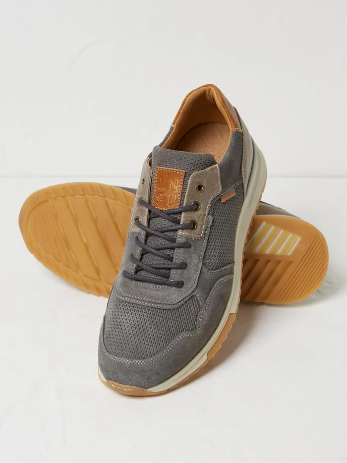 Men Trainers Fat Face Axford Grey Trainers