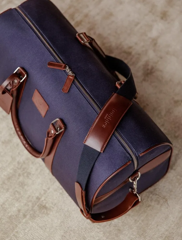 Men Travel Bags Bobbies Positano Navy Blue
