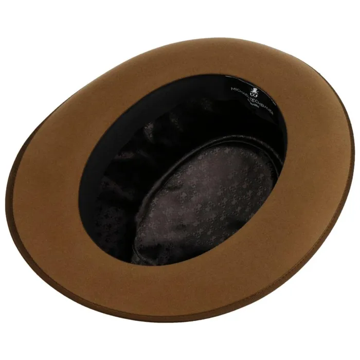 Men Trilby Hats Mayser Marcelo Stripes Wool Hat Zechbauer Beige Men Trilby Hats Mayser Marcelo Stripes Wool Hat Zechbauer Beige