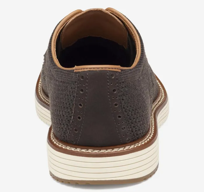 Men Upton Knit Wingtip Brown Heathered Knit JohnstonandMurphy LaceUps Men Upton Knit Wingtip Brown Heathered Knit JohnstonandMurphy LaceUps