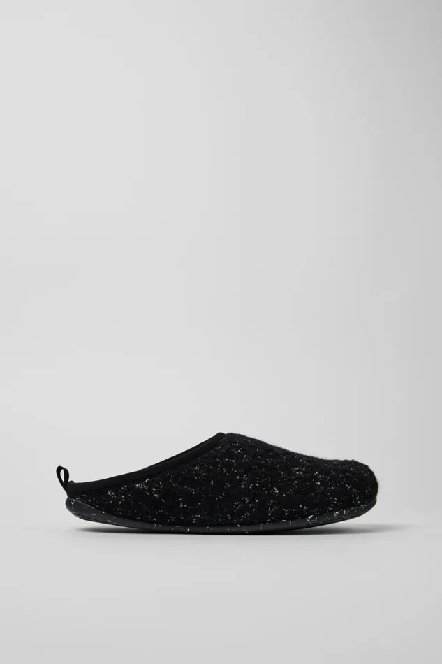 Men Wabi Black And White Slippers Camper Non Leather Shoes Men Wabi Black And White Slippers Camper Non Leather Shoes