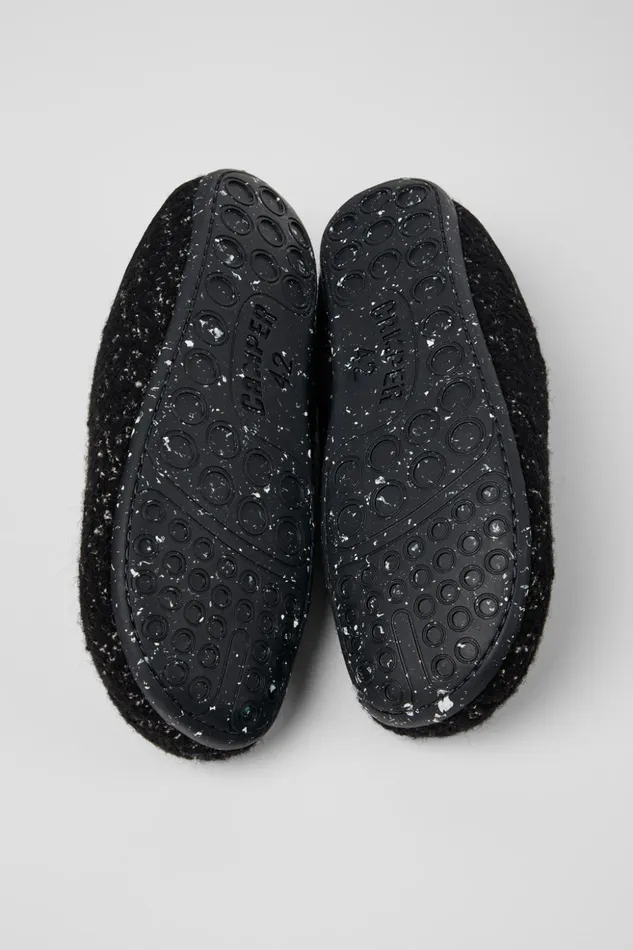 Men Wabi Black And White Slippers Camper Non Leather Shoes Men Wabi Black And White Slippers Camper Non Leather Shoes
