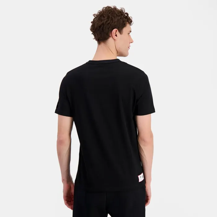MenWomen Le Coq Sportif Tshirts And Tops Paris 2024 TShirt Black