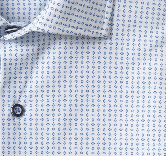 Men Xc4 LongSleeve Print Knit Shirt Whiteblue Diamond JohnstonandMurphy Shirts Men Xc4 LongSleeve Print Knit Shirt Whiteblue Diamond JohnstonandMurphy Shirts