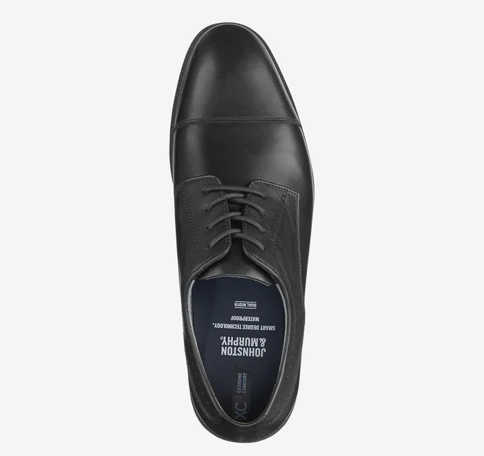 Men Xc4 Maddox Cap Toe Black Waterproof Full Grain JohnstonandMurphy Dress Shoes Men Xc4 Maddox Cap Toe Black Waterproof Full Grain JohnstonandMurphy Dress Shoes