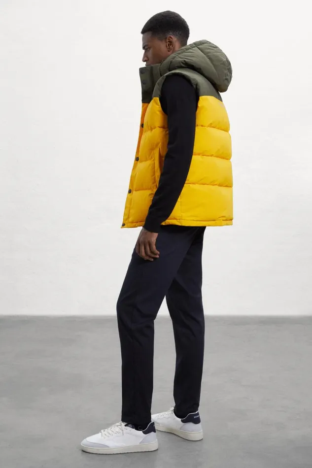 Men Yellow Jannu Vest Ecoalf Vests