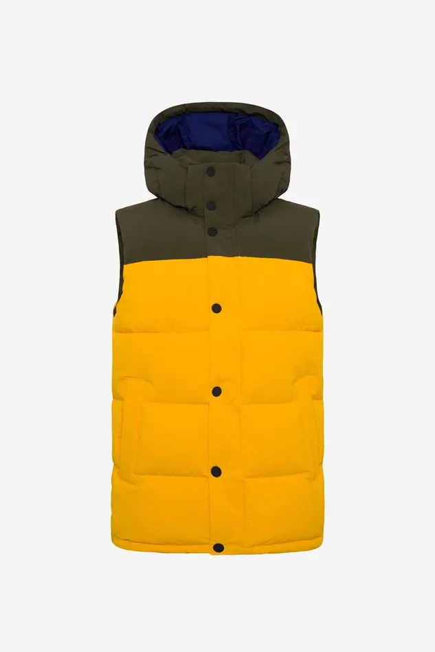 Men Yellow Jannu Vest Ecoalf Vests