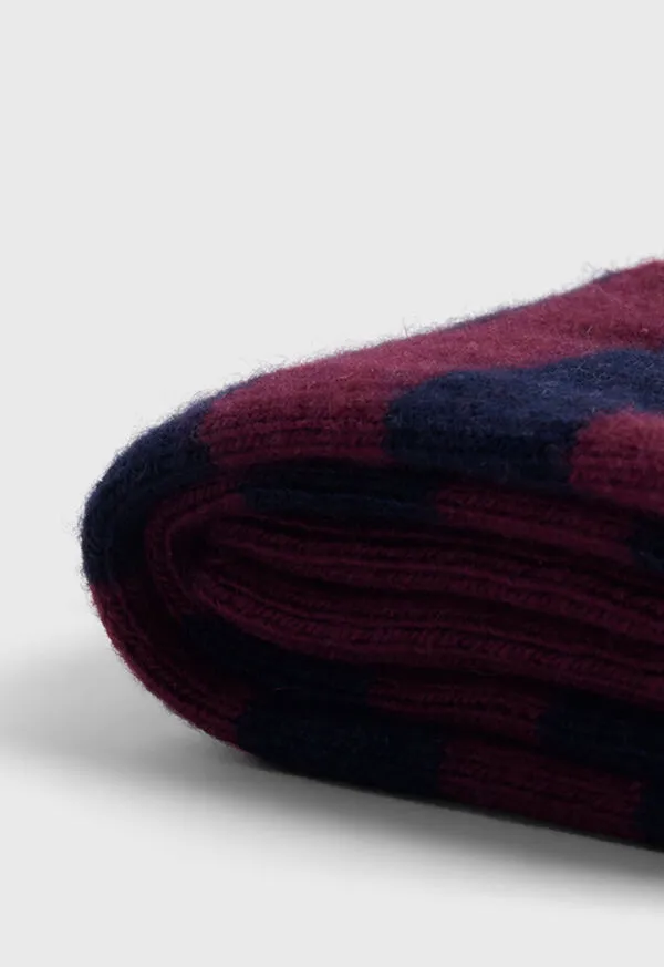 Mens Rugby Stripe Sock NavyGrey Socks Paulstuart Mens Rugby Stripe Sock NavyGrey Socks Paulstuart