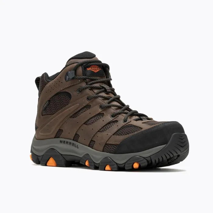 Merrell Boots Men Moab Vertex 2 Mid Waterproof Carbon Fiber Work Boot Earth