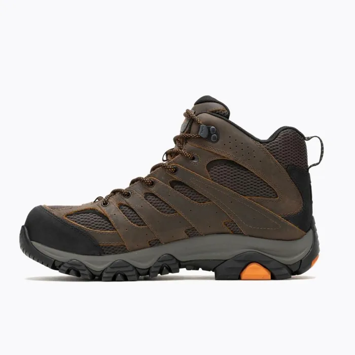 Merrell Boots Men Moab Vertex 2 Mid Waterproof Carbon Fiber Work Boot Earth