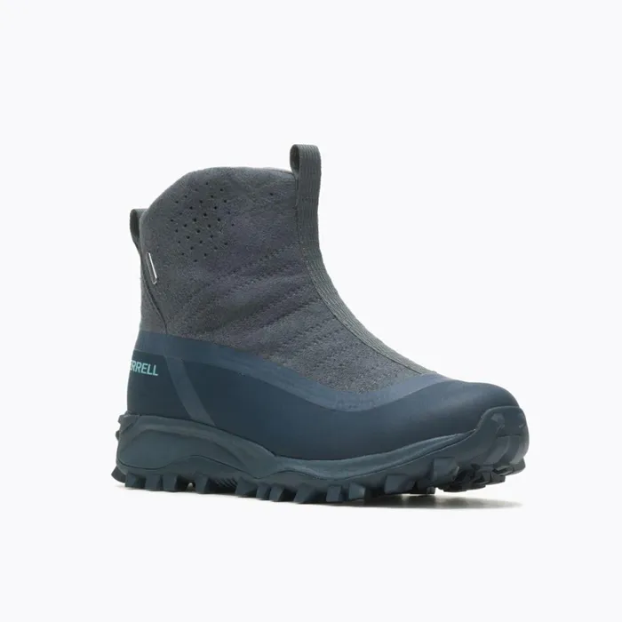 Merrell Boots Women Thermo Snowdrift Zip Mid Shell Granite