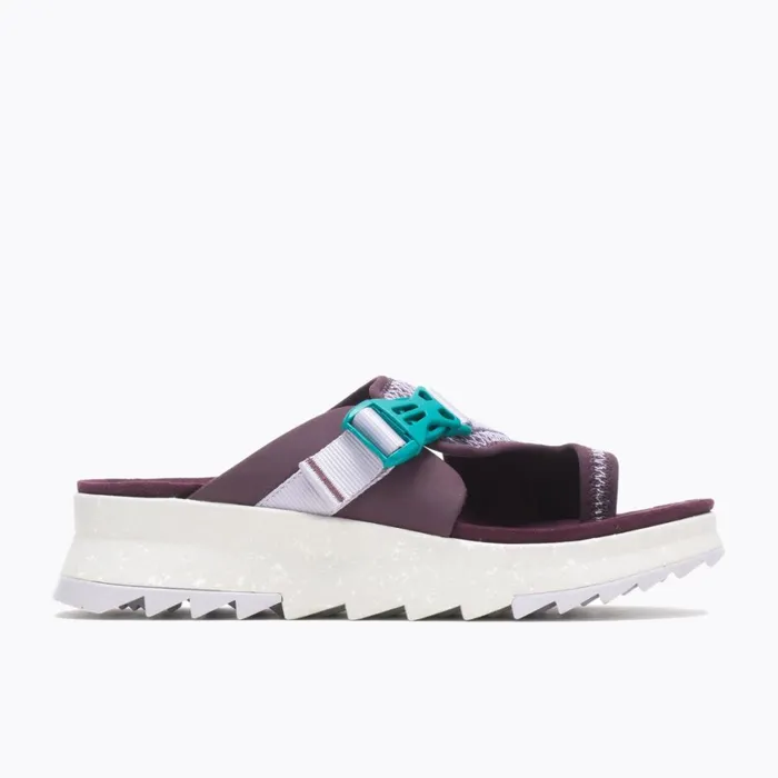 Merrell Sandals Women Alpine Cush Wrap Burgundy