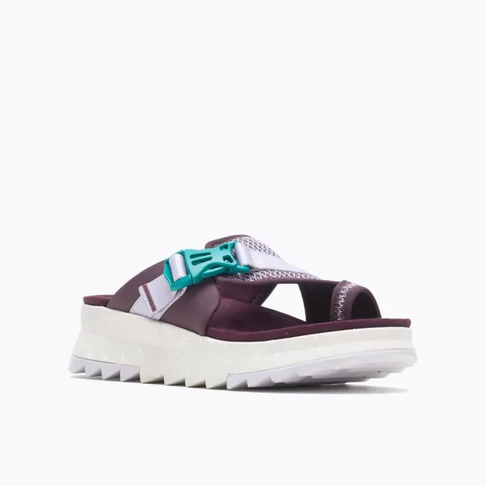 Merrell Sandals Women Alpine Cush Wrap Burgundy