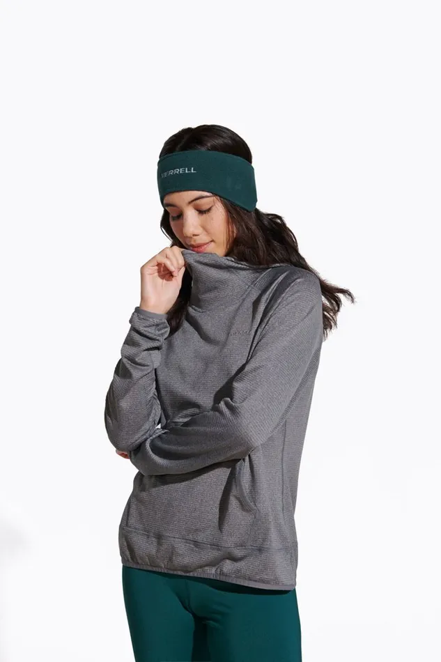 Merrell Tops Women Geotex Pullover Hoody Rock Heather