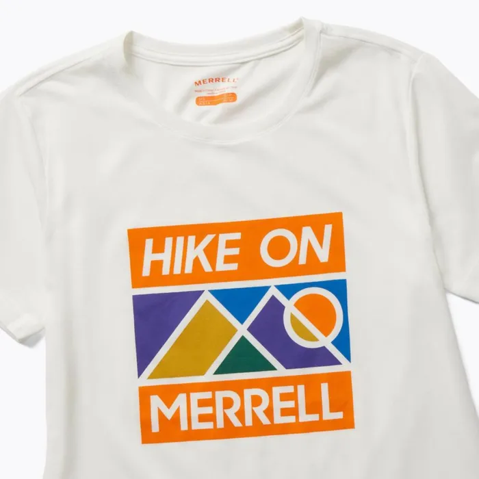 Merrell Tops Women Hike On Tee Cloud Dancer
