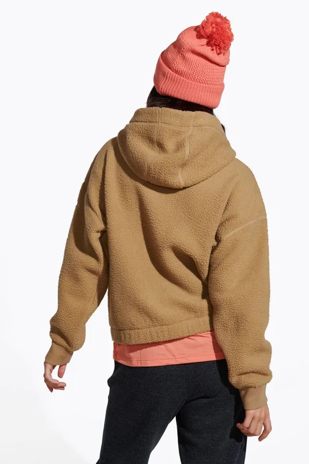 Merrell Tops Women Sherpa Hoody Kelp