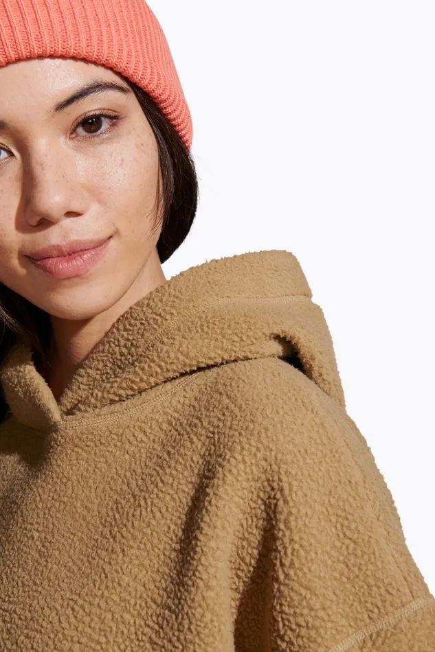 Merrell Tops Women Sherpa Hoody Kelp