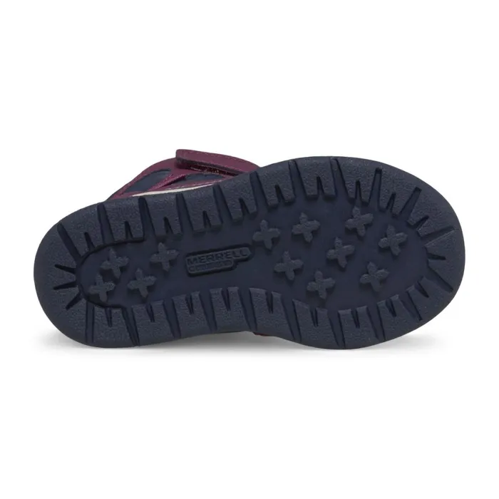 Merrell Winter Boots Kids Little Snow Bank Jr Waterproof Boot Navyberry