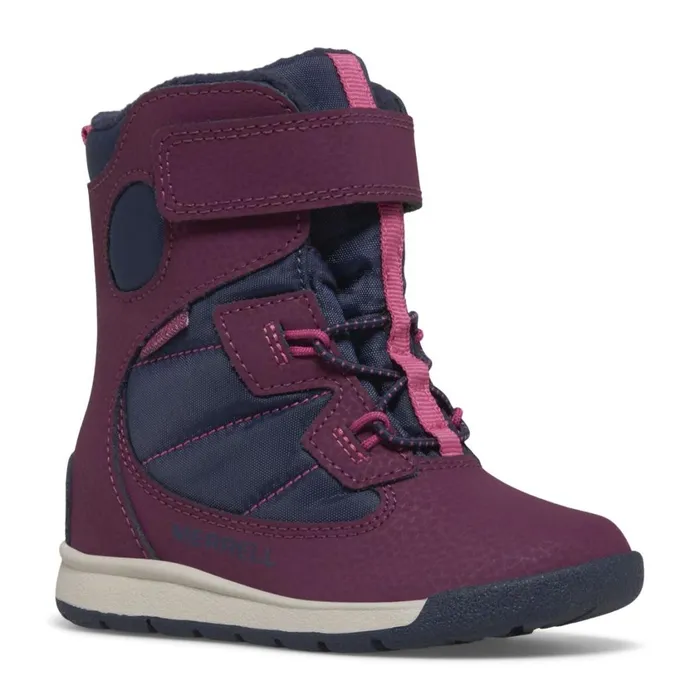 Merrell Winter Boots Kids Little Snow Bank Jr Waterproof Boot Navyberry