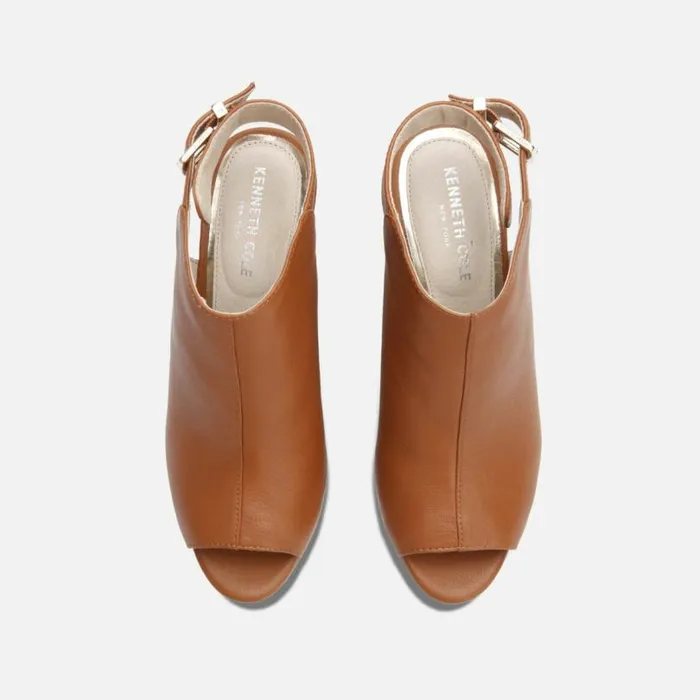 Merrick 85 Wedge Shootie Cognac Women Kenneth Cole Heels