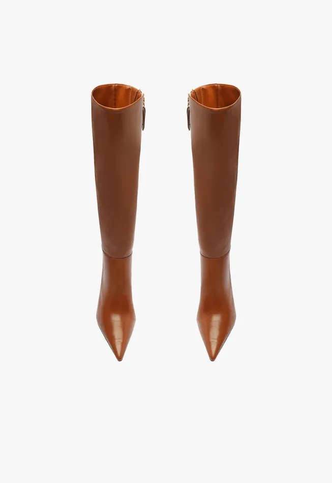 Mikki Up Boot Brown Women Schutz Shoes Boots