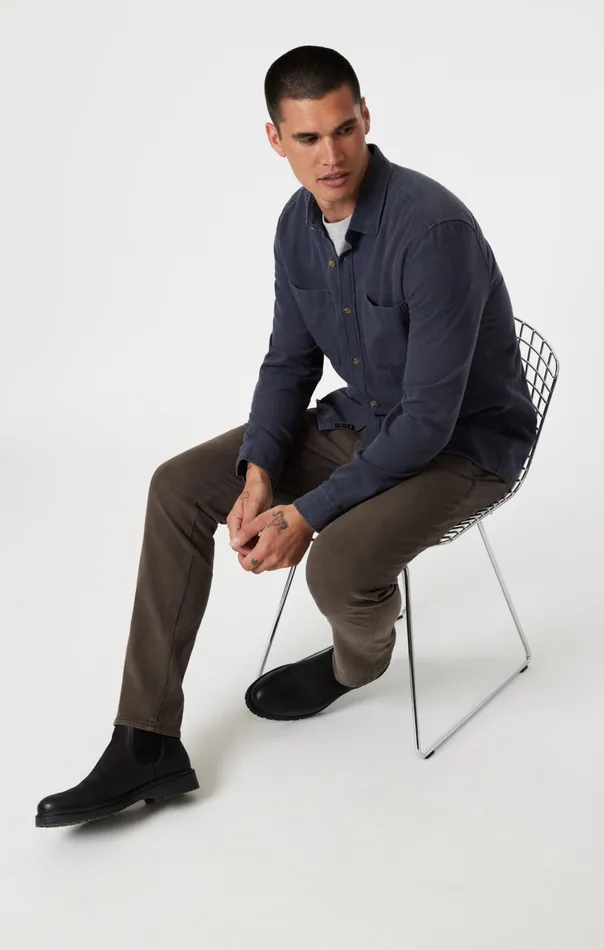 Milton Slim Straight Leg In Oak Luxe Twill Men Mavi Jeans Pants Milton Slim Straight Leg In Oak Luxe Twill Men Mavi Jeans Pants