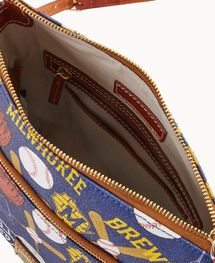 MLB Brewers Crossbody Brewers Woman Dooney and Bourke Crossbodies MLB Brewers Crossbody Brewers Woman Dooney and Bourke Crossbodies