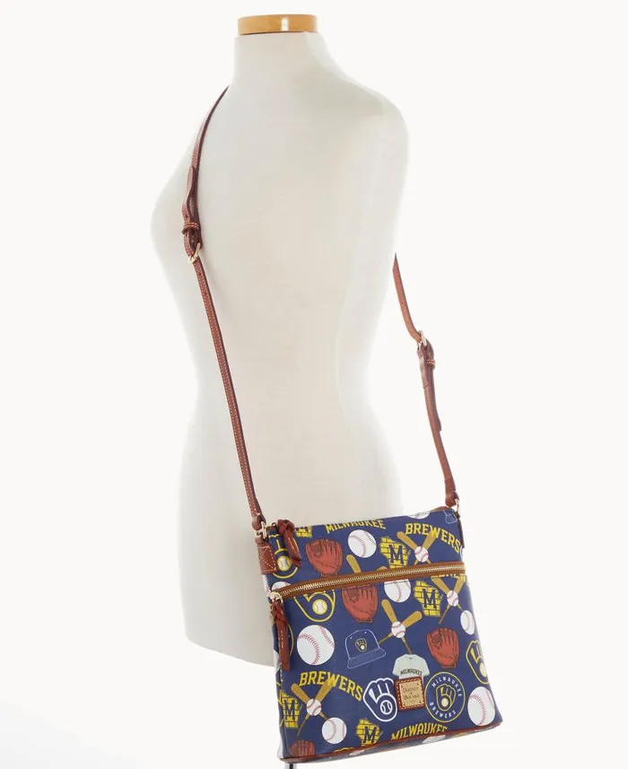 MLB Brewers Crossbody Brewers Woman Dooney and Bourke Crossbodies MLB Brewers Crossbody Brewers Woman Dooney and Bourke Crossbodies