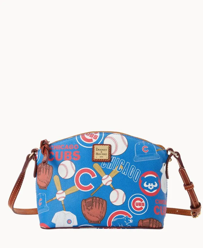MLB Cubs Suki Crossbody Cubs Woman Dooney and Bourke Crossbodies