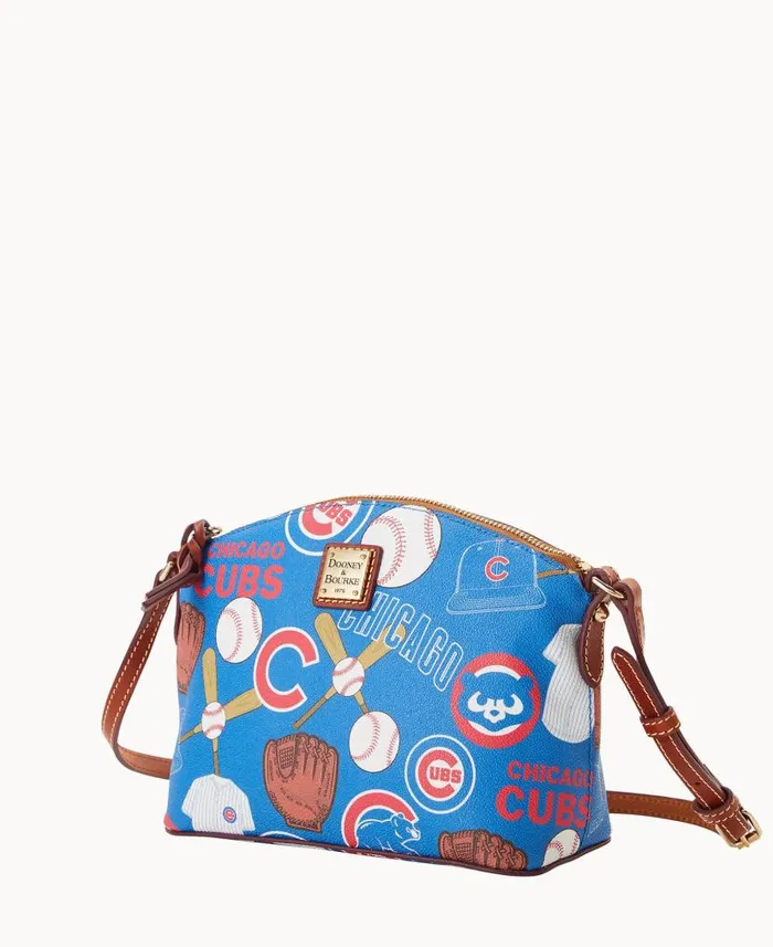 MLB Cubs Suki Crossbody Cubs Woman Dooney and Bourke Crossbodies