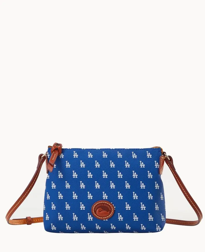 MLB Dodgers Crossbody Pouchette Dodgers Woman Dooney and Bourke Crossbodies