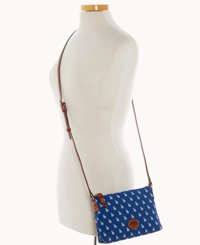 MLB Dodgers Crossbody Pouchette Dodgers Woman Dooney and Bourke Crossbodies MLB Dodgers Crossbody Pouchette Dodgers Woman Dooney and Bourke Crossbodies