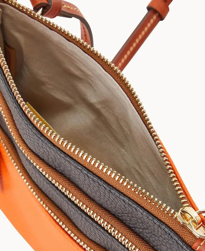MLB Giants Triple Zip Crossbody Giants Woman Dooney and Bourke Crossbodies MLB Giants Triple Zip Crossbody Giants Woman Dooney and Bourke Crossbodies