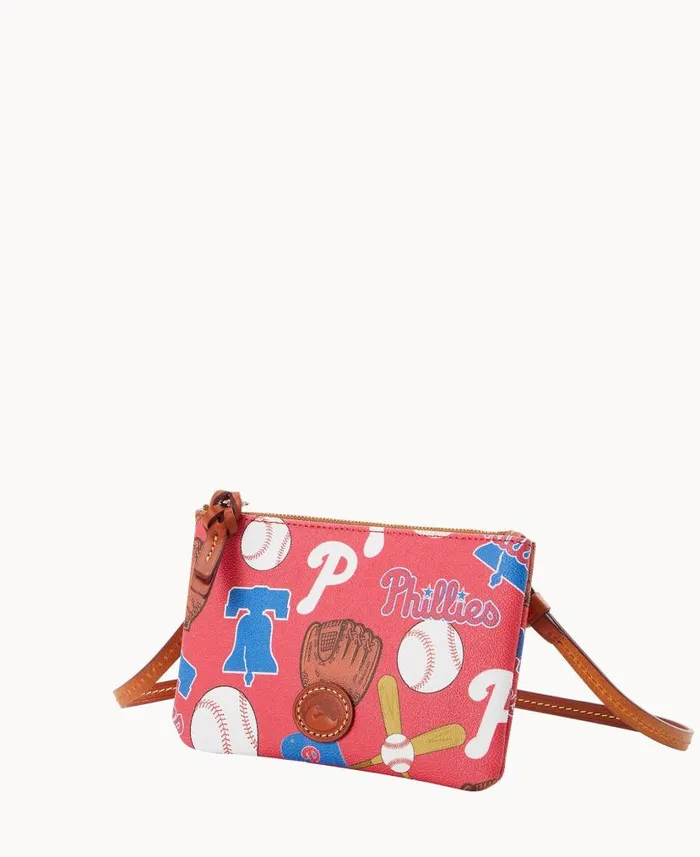 MLB Phillies Top Zip Crossbody Phillies Woman Dooney and Bourke Crossbodies MLB Phillies Top Zip Crossbody Phillies Woman Dooney and Bourke Crossbodies