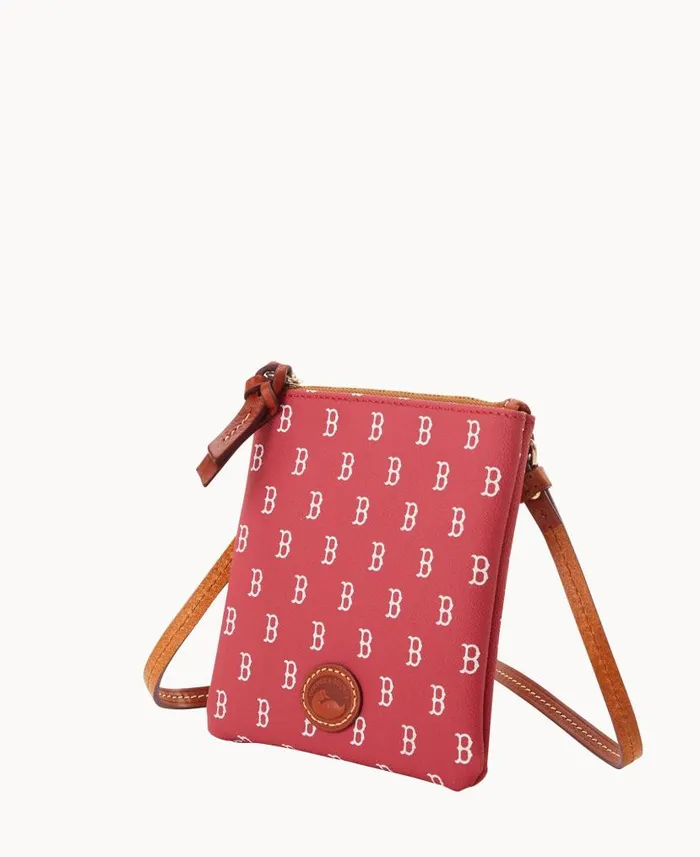 MLB Red Sox Small North South Top Zip Crossbody Red Sox Woman Dooney and Bourke Crossbodies MLB Red Sox Small North South Top Zip Crossbody Red Sox Woman Dooney and Bourke Crossbodies