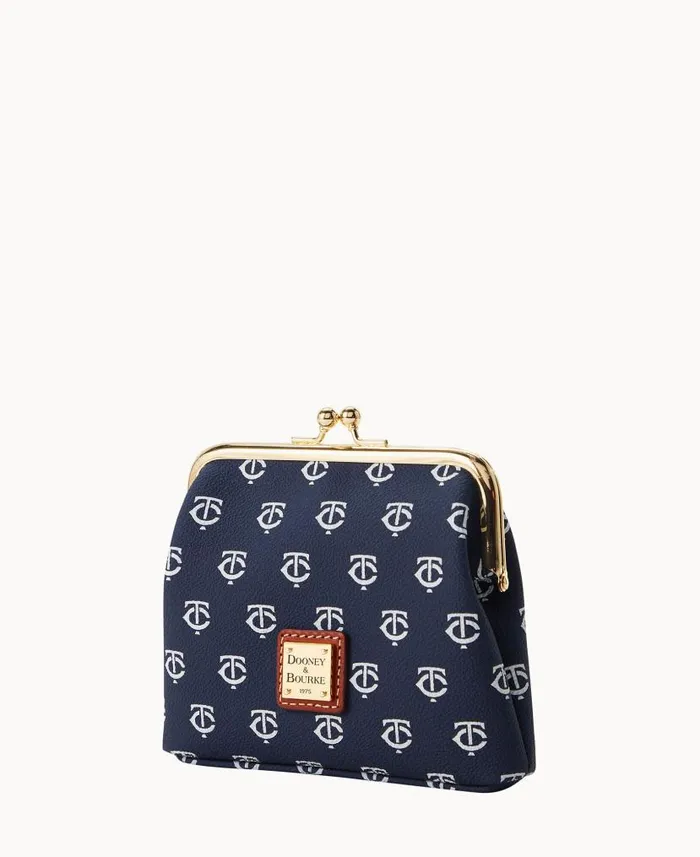 MLB Twins Large Framed Purse Twins ManWoman Dooney and Bourke Wallets MLB Twins Large Framed Purse Twins ManWoman Dooney and Bourke Wallets
