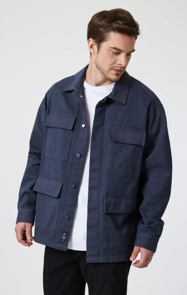 MultiPocket Jacket In Dark Shadow Men Mavi Jeans Jackets