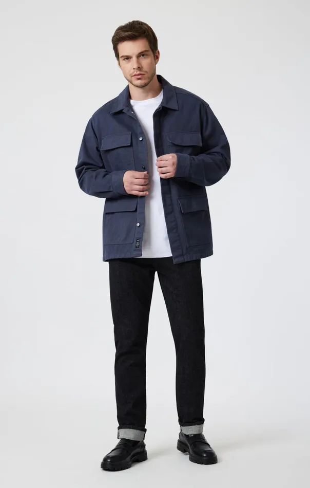 MultiPocket Jacket In Dark Shadow Men Mavi Jeans Jackets MultiPocket Jacket In Dark Shadow Men Mavi Jeans Jackets
