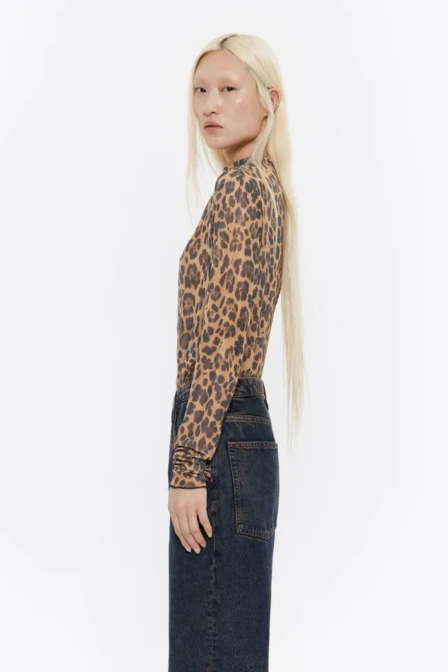 Natural Leopard Fitted Tshirt Leopard Natural Women Bimba Y Lola Total Look Natural Leopard Fitted Tshirt Leopard Natural Women Bimba Y Lola Total Look