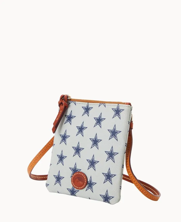 NFL Cowboys Small North South Top Zip Crossbody Cowboys Woman Dooney and Bourke Crossbodies NFL Cowboys Small North South Top Zip Crossbody Cowboys Woman Dooney and Bourke Crossbodies