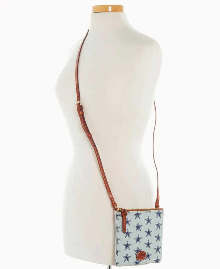 NFL Cowboys Small North South Top Zip Crossbody Cowboys Woman Dooney and Bourke Crossbodies NFL Cowboys Small North South Top Zip Crossbody Cowboys Woman Dooney and Bourke Crossbodies