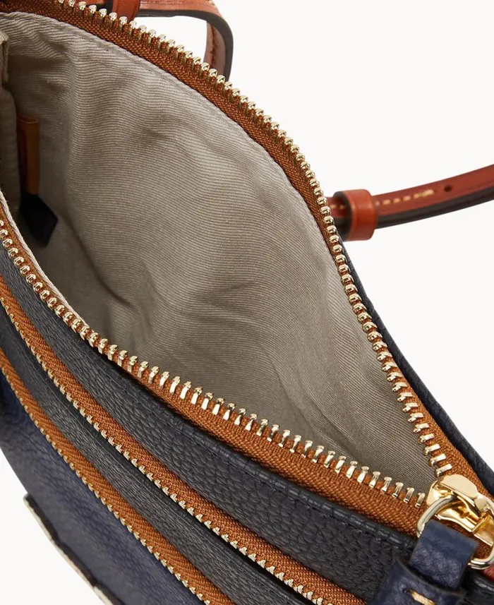 NFL Cowboys Triple Zip Crossbody Cowboys Woman Dooney and Bourke Crossbodies NFL Cowboys Triple Zip Crossbody Cowboys Woman Dooney and Bourke Crossbodies