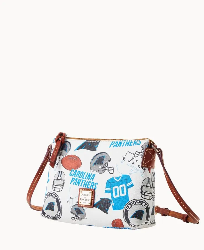 NFL Panthers Crossbody Pouchette Carolina Panthers Woman Dooney and Bourke Crossbodies NFL Panthers Crossbody Pouchette Carolina Panthers Woman Dooney and Bourke Crossbodies