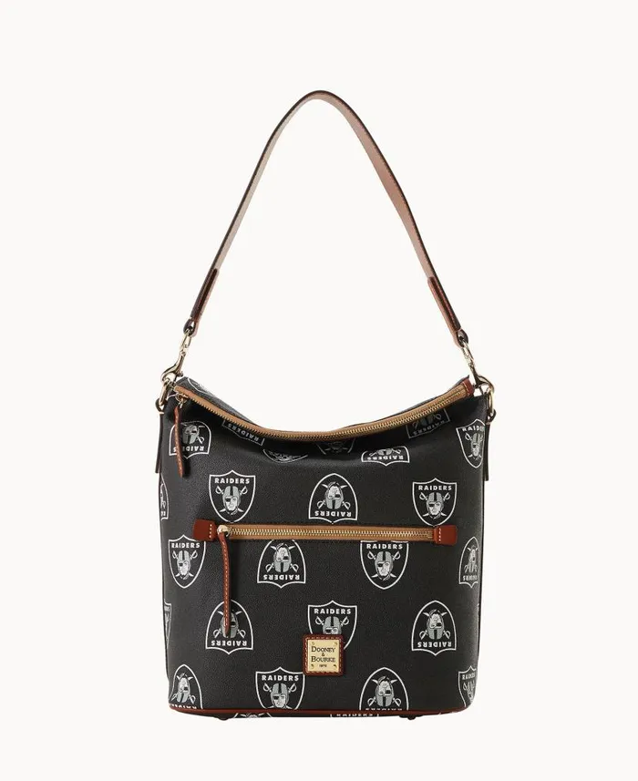NFL Raiders Large Sac Raiders Woman Dooney and Bourke Shoulder Bags