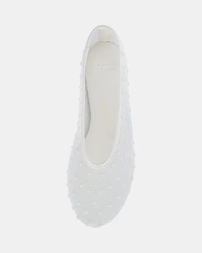 NOVO Shoes CODA WHITE Ballet Flats Women Casuals