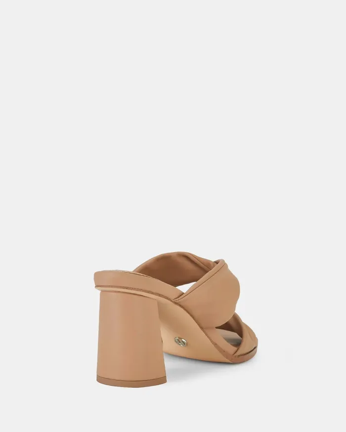 NOVO Shoes LESIA Sand High Heels Women Mules