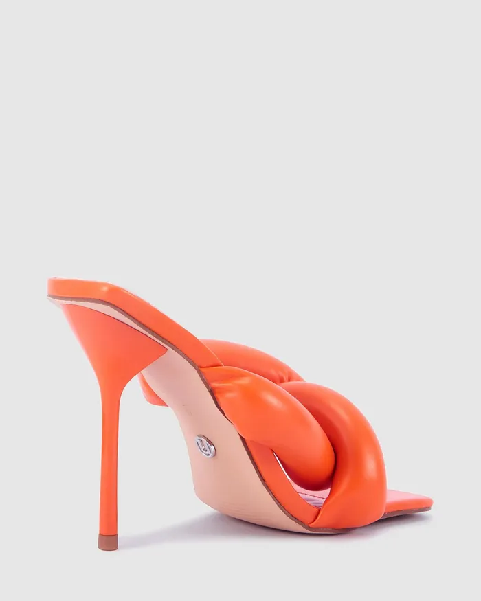 NOVO Shoes Mules Women ZEDDY PAPAYA Stilettos